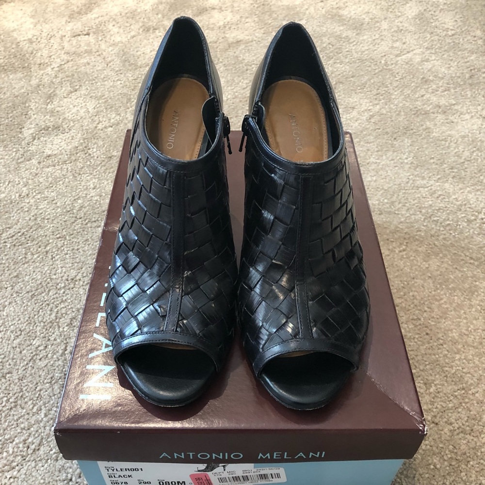 Antonio Melani Peep-toe Booties